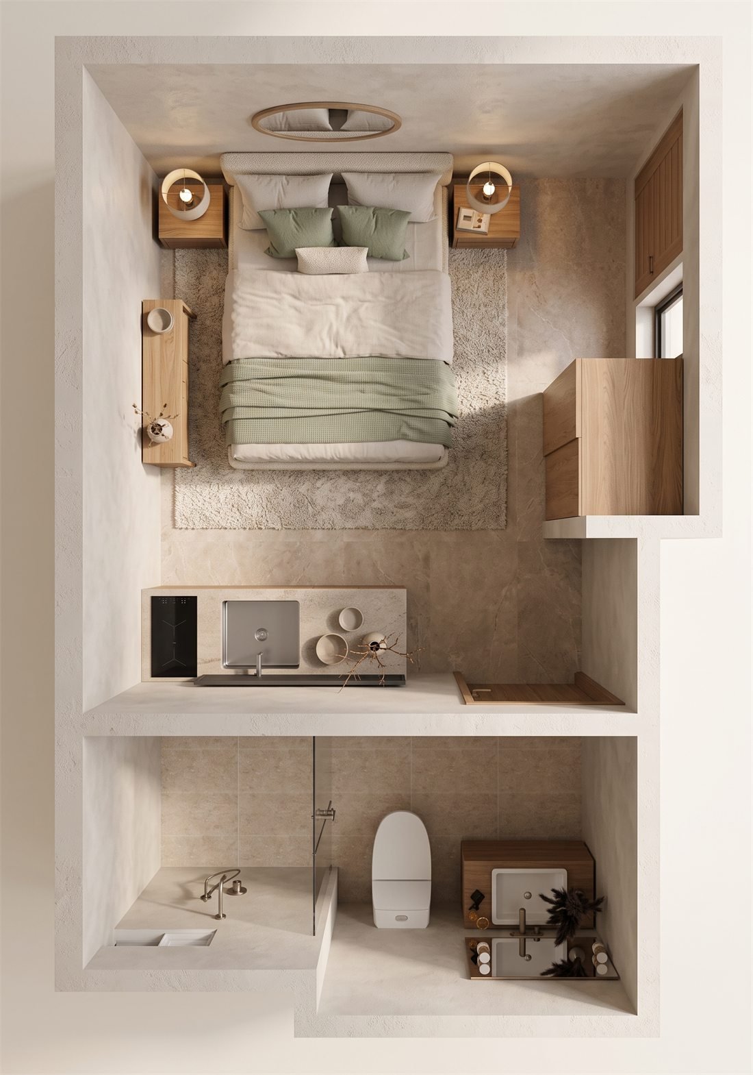 Planta arquitectónica del modelo Mar